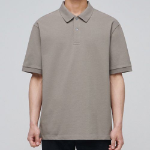 Relaxed Fit Piqué Polo Shirt [Dusty Beige]