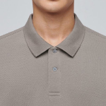 Relaxed Fit Piqué Polo Shirt [Dusty Beige]