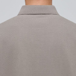 Relaxed Fit Piqué Polo Shirt [Dusty Beige]