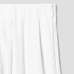 KUHO Shirring Wide Fit Pants - White