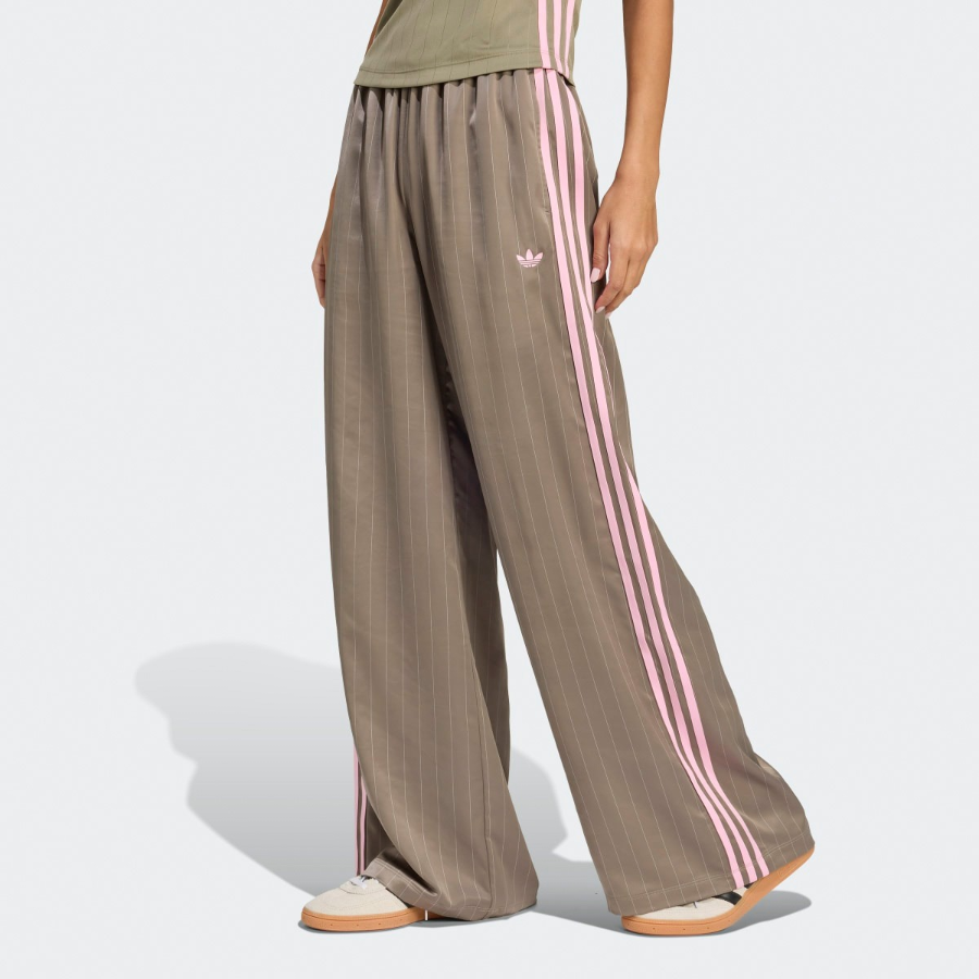 Adidas Pinstripe Satin Pants