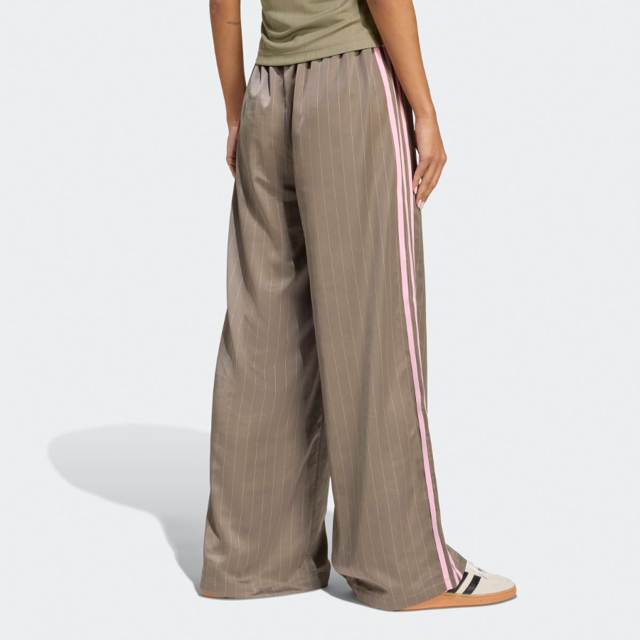 Adidas Pinstripe Satin Pants