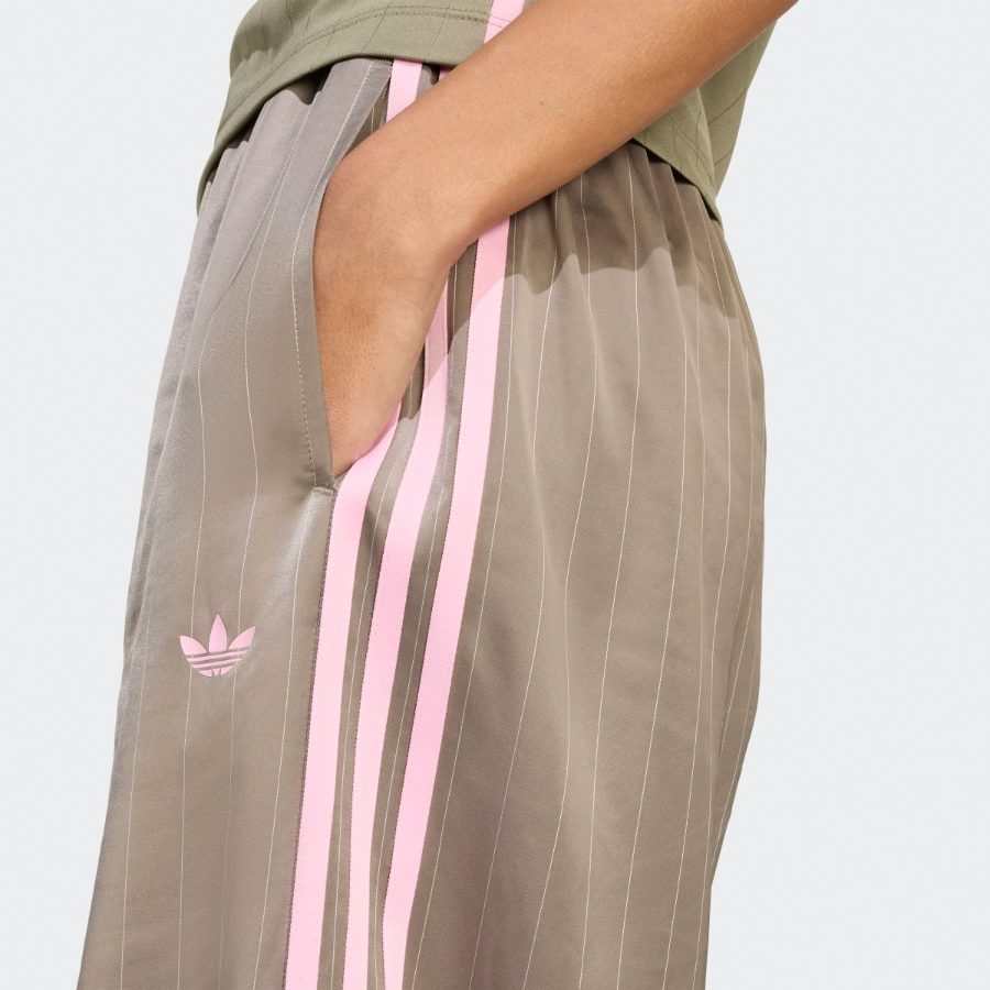Adidas Pinstripe Satin Pants