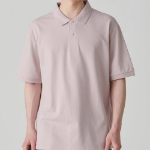 [Cool Standard] Relaxed Fit Piqué Polo Shirt [Desert Pink]