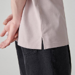[Cool Standard] Relaxed Fit Piqué Polo Shirt [Desert Pink]