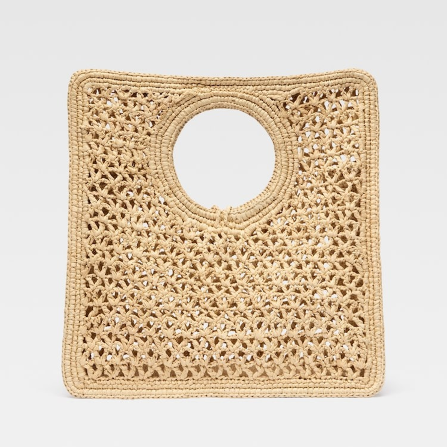 JACQUEMUS Le Petit Carre Spiaggia - Natural