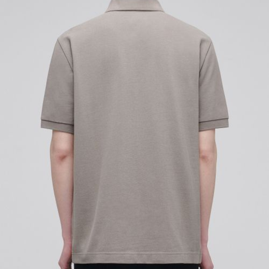 Basic Piqué Polo Shirt [Dusty Beige]