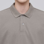 Basic Piqué Polo Shirt [Dusty Beige]