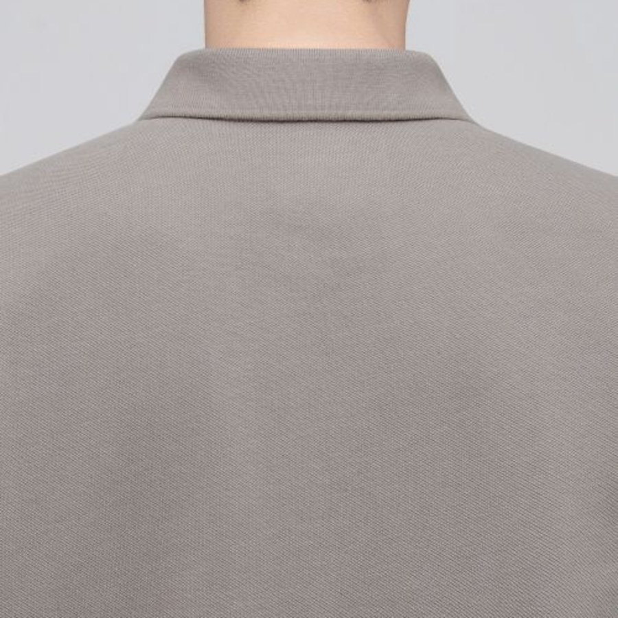 Basic Piqué Polo Shirt [Dusty Beige]