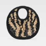 JACQUEMUS Le Petit Rond Spiaggia - Natural / Black