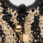 JACQUEMUS Le Petit Rond Spiaggia - Natural / Black