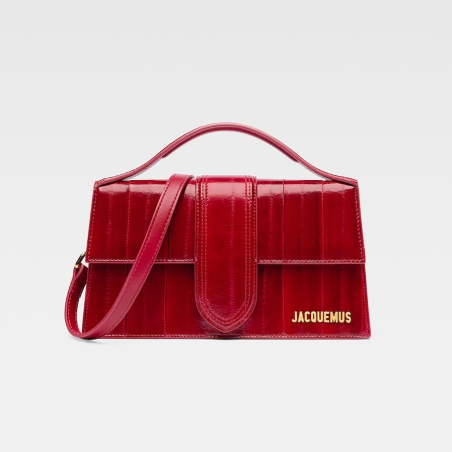 JACQUEMUS Le Grand Bambino - Dark Red