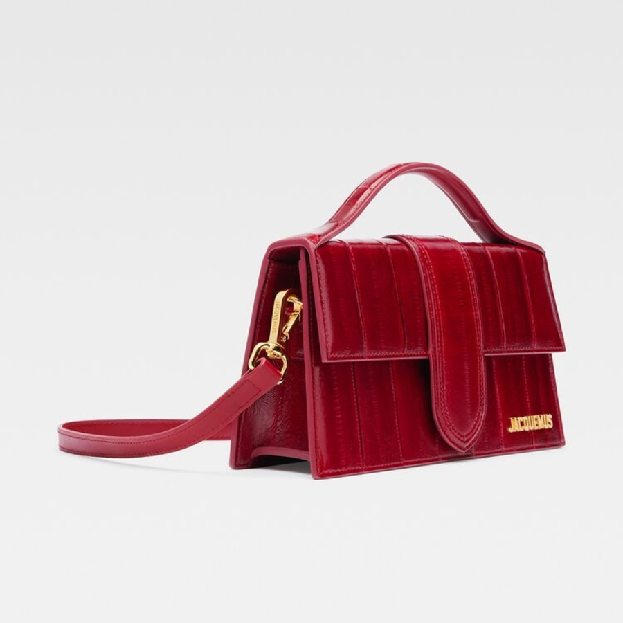 JACQUEMUS Le Grand Bambino - Dark Red
