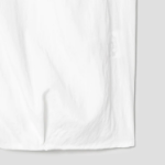 KUHO Collar Neck Short Sleeve Blouse – White