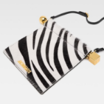 JACQUEMUS Le Porte Rond Carre - Black And White Zebra