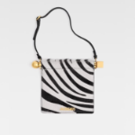JACQUEMUS Le Porte Rond Carre - Black And White Zebra