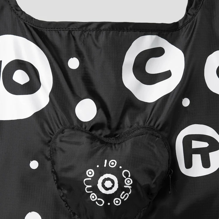 10 CORSO COMO Heart Shaped Folding Shopper Bag