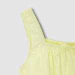 JAJU 60's Cotton Shirring Sleeveless Pajama Set (Yellow) — свежесть и лёгкость для летнего отдыха