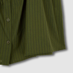 JAJU Cotton Stripe Sleeveless Pajama Set (Dark Khaki) — удобство и стиль в каждой детали