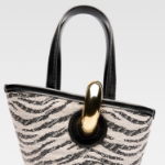 JACQUEMUS Le Petit Bambola - Black And White Zebra