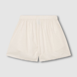 JAJU Eyelet Short-Sleeve Pajama Set (Ivory) — невесомый комфорт и нежный стиль для тёплых дней