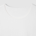 JAJU Pointelle Short-Sleeve Lounge Set (White) — домашний уют в минималистичном стиле