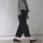 KUHO Cotton Tuck Tapered Pants (Denim) – Blue