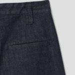 KUHO Cotton Tuck Tapered Pants (Denim) – Blue