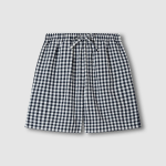 JAJU Seersucker 5-Piece Pajama Set (Light Navy) — идеальный выбор для комфортных летних вечеров