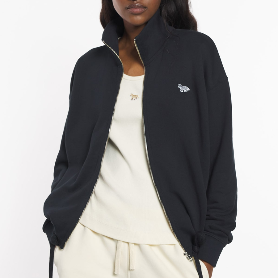 Maison Kitsuné Women Baby Fox Patch Zipped Blouson