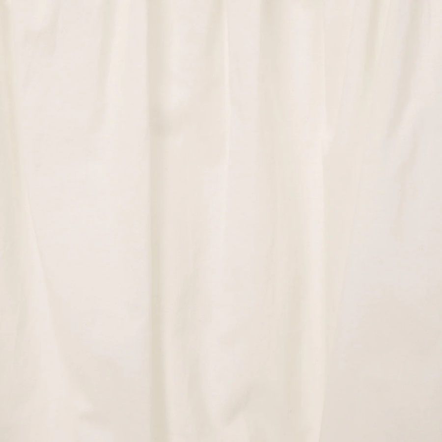 JAJU Eyelet Short-Sleeve Pajama Dress (Ivory) — нежность и комфорт в каждой детали