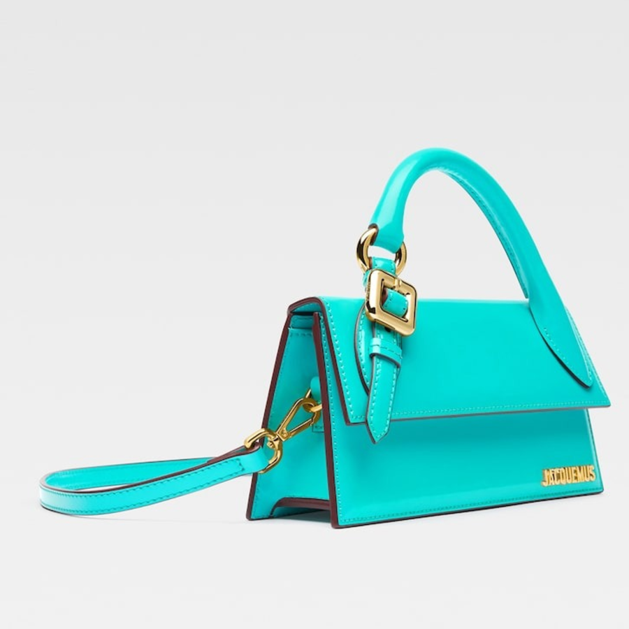 JACQUEMUS Le Chiquito Long Boucle - Turquoise