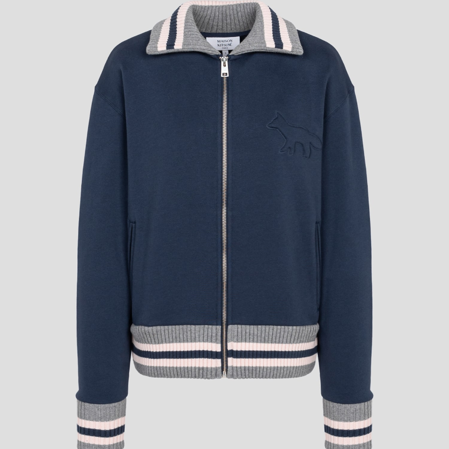 Maison Kitsuné Women Kitsuné Varsity Zipped Blouson