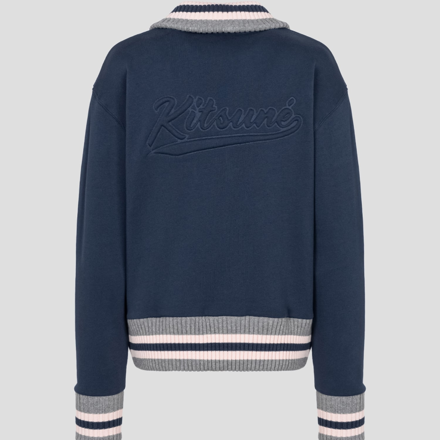 Maison Kitsuné Women Kitsuné Varsity Zipped Blouson