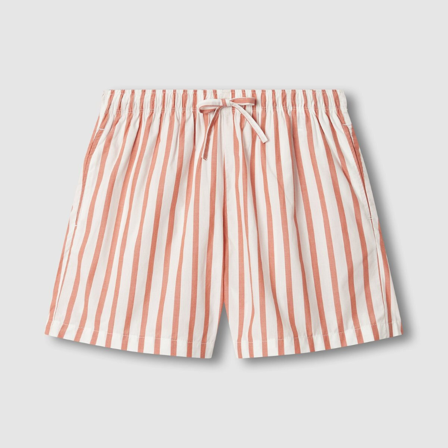 JAJU 60's Cotton 3-Piece Pajama Set (Light Orange) — мягкость и лёгкость для летнего отдыха