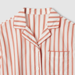 JAJU 60's Cotton 3-Piece Pajama Set (Light Orange) — мягкость и лёгкость для летнего отдыха