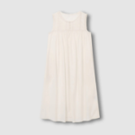 JAJU Eyelet Sleeveless Pajama Dress (Ivory) — изысканная лёгкость для летнего сна