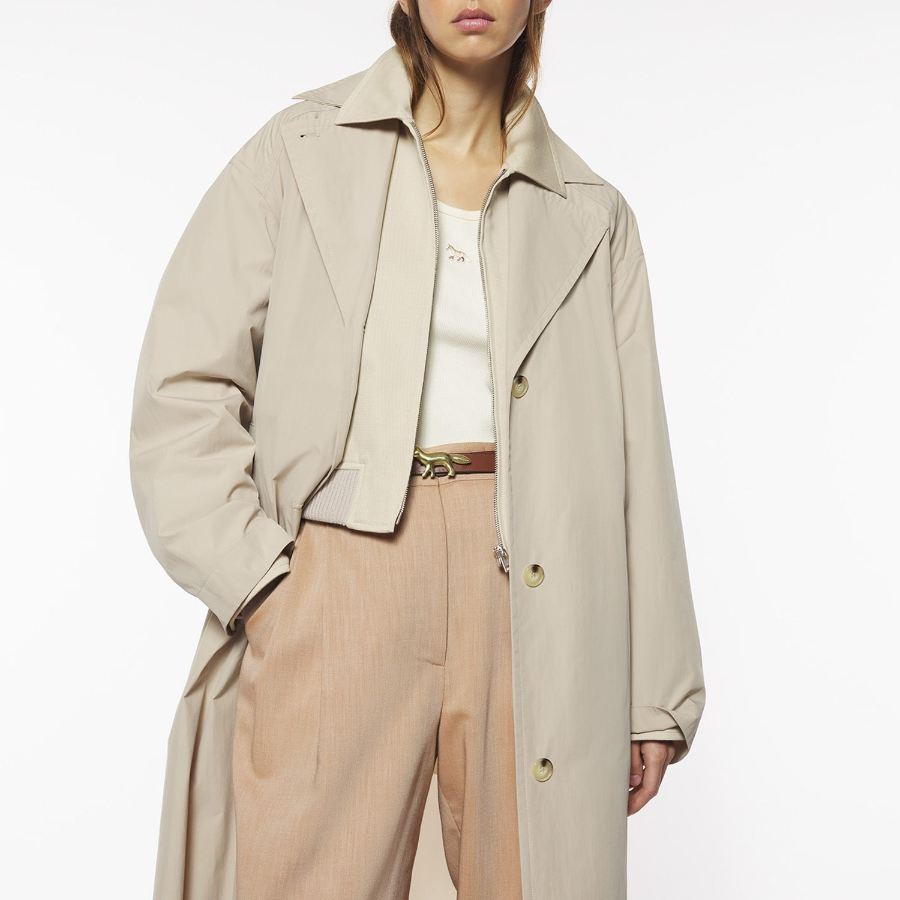 Maison Kitsuné Women Light Trench