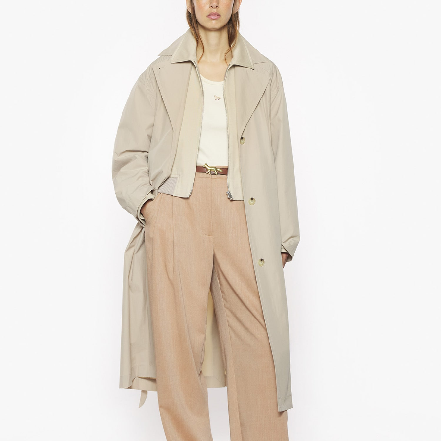 Maison Kitsuné Women Light Trench
