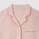 JAJU Cotton Rayon 3-Piece Pajama Set (Light Orange) — мягкость и лёгкость для летнего сна