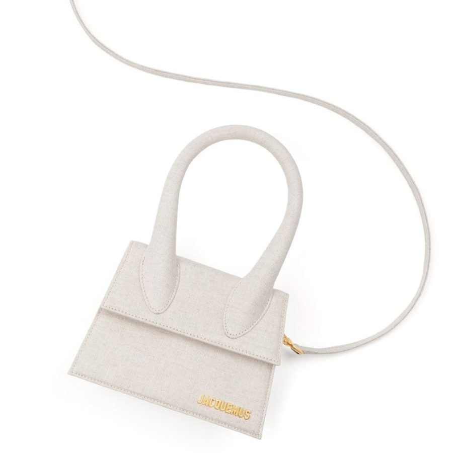 JACQUEMUS Le Chiquito Moyen - Light Greige