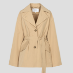 Maison Kitsuné Women Short Light Trench