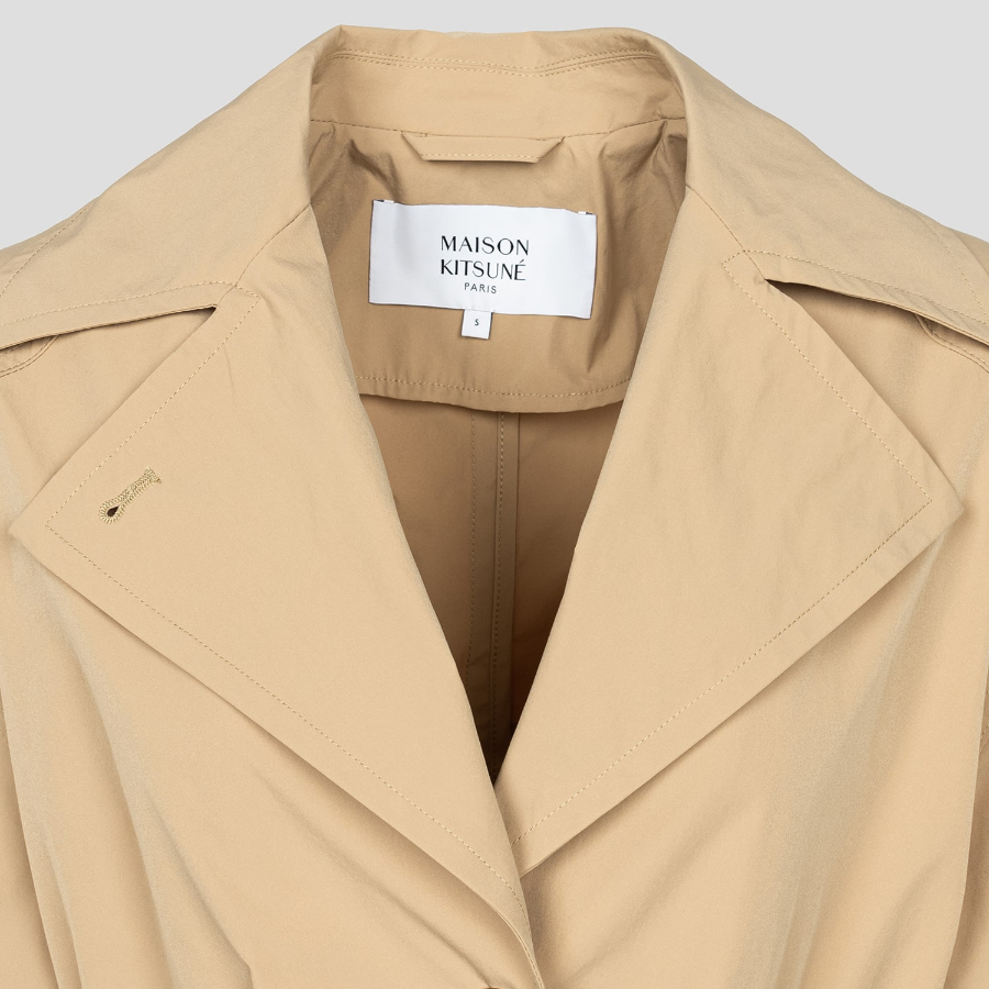 Maison Kitsuné Women Short Light Trench