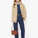 Maison Kitsuné Women Short Light Trench