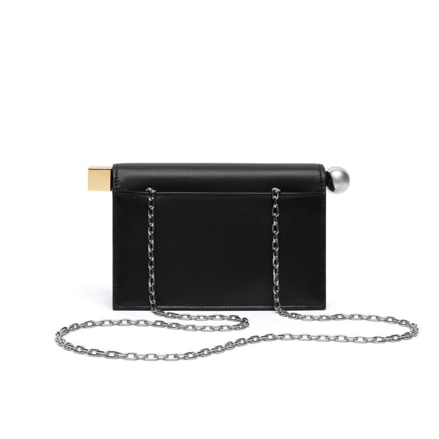JACQUEMUS La Petite Pochette Rond C - Black