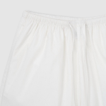 JAJU 60s Cotton Shirred 3-Part Pajama Pants (White) — комфорт и лёгкость для домашнего отдыха