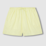 JAJU 60s Cotton Shirred 3-Part Pajama Pants (Yellow) — лёгкость и уют для летнего отдыха