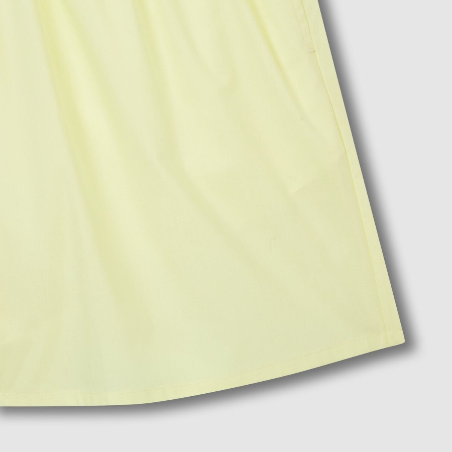 JAJU 60s Cotton Shirred 3-Part Pajama Pants (Yellow) — лёгкость и уют для летнего отдыха