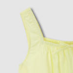 JAJU 60s Cotton Shirring Sleeveless Pajama Shirt (Yellow) — лёгкость и комфорт на каждый вечер