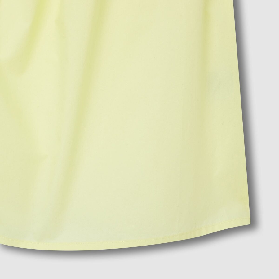 JAJU 60s Cotton Shirring Sleeveless Pajama Shirt (Yellow) — лёгкость и комфорт на каждый вечер